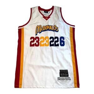 McDonald’s High School Legends Jersey Size 58 Jordan Lebron Carmelo Erving